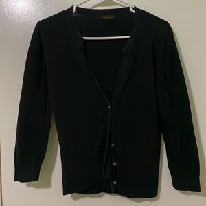 black cardigan